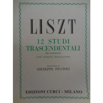 CURCI - Liszt 12 Studi Trascendentali Per Pianoforte