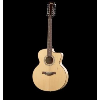 HOFNER - HaJc05-12et Jumbo Cutaway Chitarra Acustica Elettrificata 12 corde