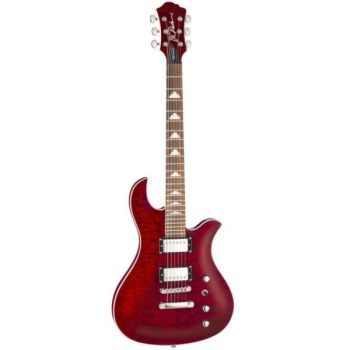B.C.RICH - Eagle Masterpiece Rosso Dragon Blood Trasparente Chitarra elettrica