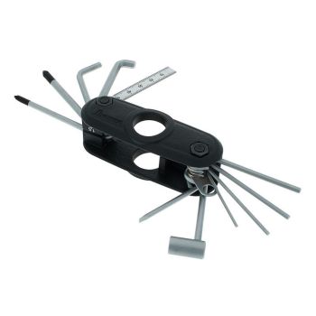 IBANEZ - Mtz11 Bbk Biker Black Multitool Hex Wrench Per Chitarra