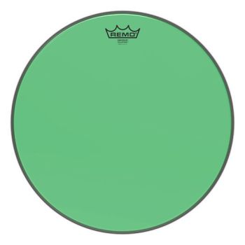 REMO - Emperor 16'' colortone Green Pelle Trasparente per tom