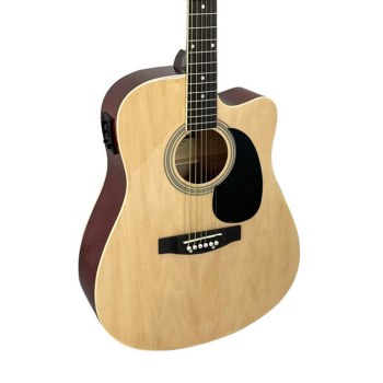 STAGG - SA DCE NAT Chitarra Acustica Elettrificata Dreadnought Cutaway Natural