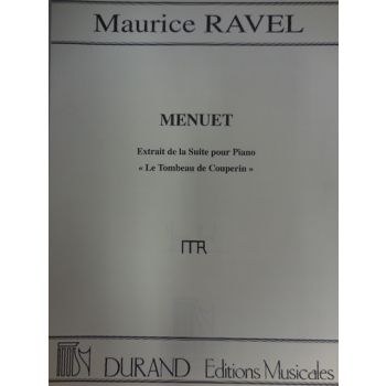 DURAND - M.Ravel Menuet (from Le Tombeau de Couperin) DR956905