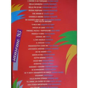 CARISCH - Sanremo '85