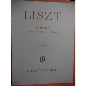 G.HENLE VERLAG - Liszt Sonate B Minor
