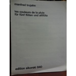 Manfred Trojan Les Couleurs De La Pluie