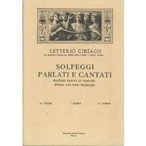 CARISCH - Solfeggi Parlati E Cantati Letterio Ciriaco