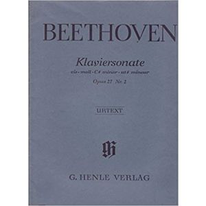 G.HENLE VERLAG - Beethoven Klaviersonate Opus 27 Nr 2