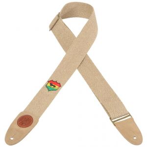 LEVY'S - Mssh8-001 tracolla per chitarra elettrica in Canapa Rastafarian Lion design