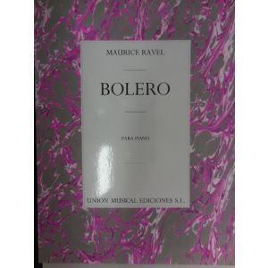 EDIZIONI MUSICALI RIUNITE - M.Ravel Bolero Para Piano
