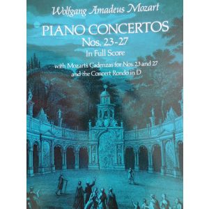 DOVER - W.A.Mozart Piano Concertos N¦23-27 In Full Score