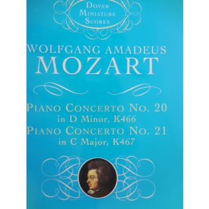 DOVER - Mozart Piano Concerto N.20/d Minor-n.21/c Major