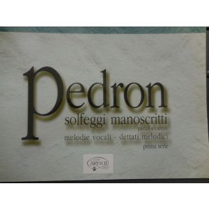 CARISCH - Pedron Solfeggi Manoscritti Prima Serie