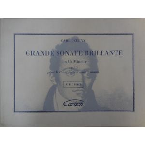 CARISCH - Czerny Grande Sonate Brillante En Ut Mineur Op 10-
