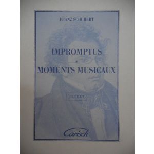 CARISCH - Schubert Impromptus Per P/f-moments Musicaux