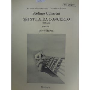 CARISCH - S.Casarini 6 Studi Da Concerto Vol. I Per Chitarra