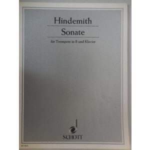 SCHOTT - Hindemith Sonate Fur Trompete In B Und Klavier