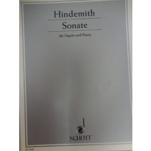 SCHOTT - Hindemith Sonate Per Fagott Und Piano