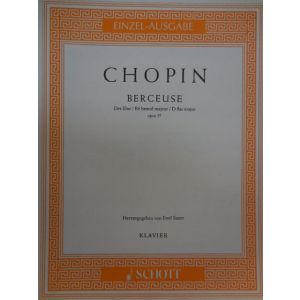SCHOTT - Chopin Berceuseop 57 Per Pianoforte