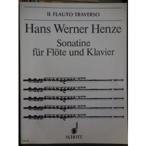 SCHOTT - H.W.henze Sonatine Fur Flote Und Klavier Flauto Tr