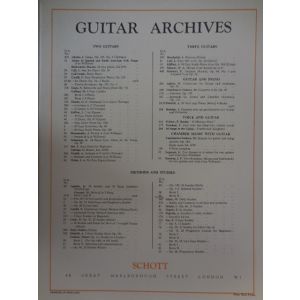 SCHOTT - Guitar Archives