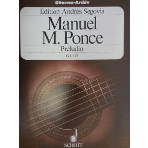 SCHOTT - M.M.Ponce Preludio Ga 112