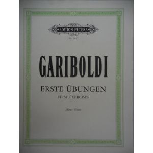 EDITION PETERS - Gariboldi Erste Ubungen First Exercises Fur Flote