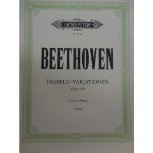EDITION PETERS - Beethoven Variationen Op 120 Per Pianoforte