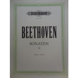 EDITION PETERS - Beethoven Sonata Per Pianoforte Vol. Ii