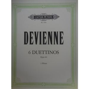 EDITION PETERS - Devienne 6 Duettinos Op 82 Fur 2 Floten