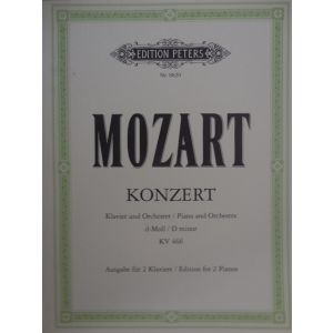 EDITION PETERS - Mozart Konzert Klavier/orchester Kv 466