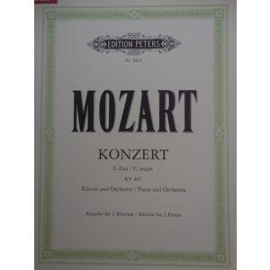 EDITION PETERS - Mozart Konzert Klavier/orchester Kv 467