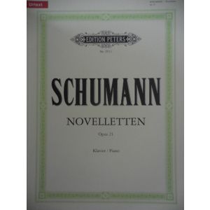 EDITION PETERS - Schumann Novellette Op. 21 Per Pianoforte