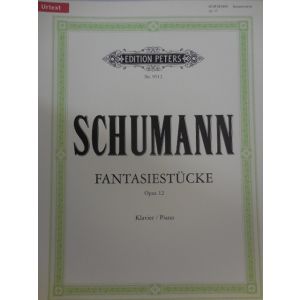EDITION PETERS - Schumann Fantasie Op 12 Per Pianoforte