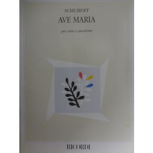 RICORDI - Schubert Ave Maria Canto E Pianoforte