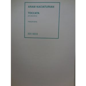 RICORDI - A.Kaciaturian Toccata Per Pianoforte