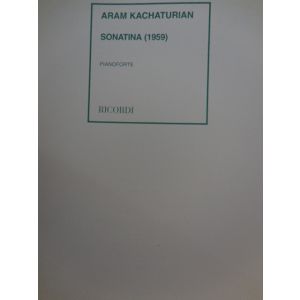 RICORDI - A.Kachaturian Sonatina Per Pianoforte
