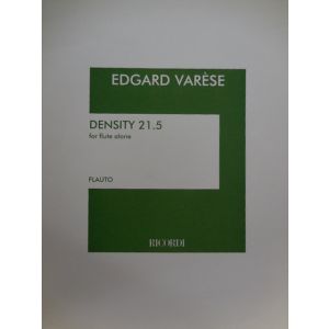 RICORDI - E.Varese Density 21.5 For Flute Alone