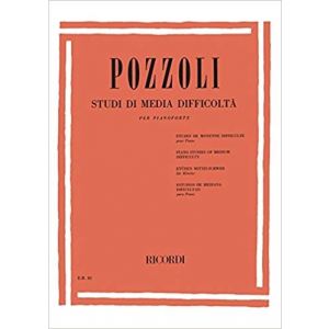 RICORDI - Pozzoli Studi Di Media Difficolta' Per Pianoforte