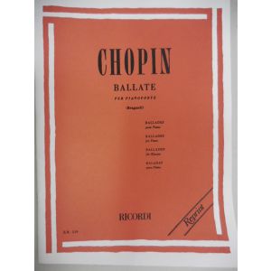RICORDI - Chopin Ballate Per Pianoforte