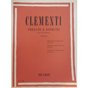 RICORDI - Clementi Preludi E Esercizi Per Pianoforte