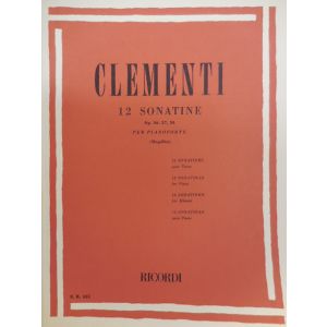 RICORDI - Clementi 12 Sonatine Op.36,37,38 Per Pianoforte