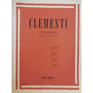 RICORDI - Clementi 12 Sonate Per Pianoforte Vol. I