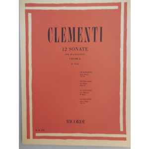 RICORDI - Clementi 12 Sonate Per Pianoforte Vol. Ii