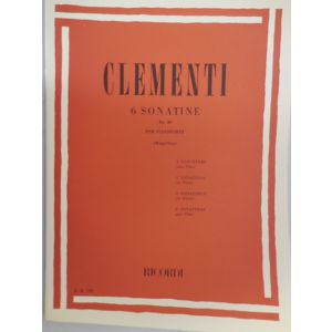 RICORDI - Clementi 6 Sonatine Op. 36 Per Pianoforte