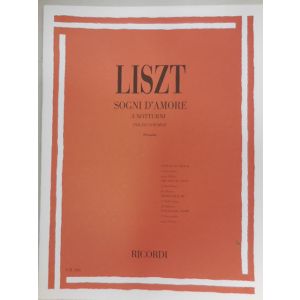 RICORDI - Liszt Sogni D'amore 3 Notturni Per Pianoforte(pozz