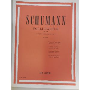 RICORDI - Schumann Fogli D'album Op.124 20 Pezzi Per Pianoforte