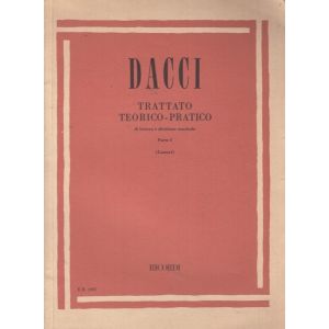 RICORDI - Dacci Trattato Teorico Pratico Parte I