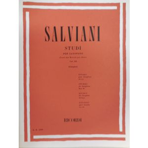 RICORDI - Salviani Studi Per Saxofono Vol. III