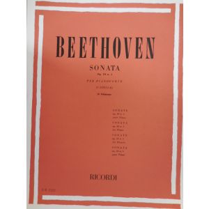 RICORDI - Beethoven Sonata Op.10 N.1 Per Pianoforte